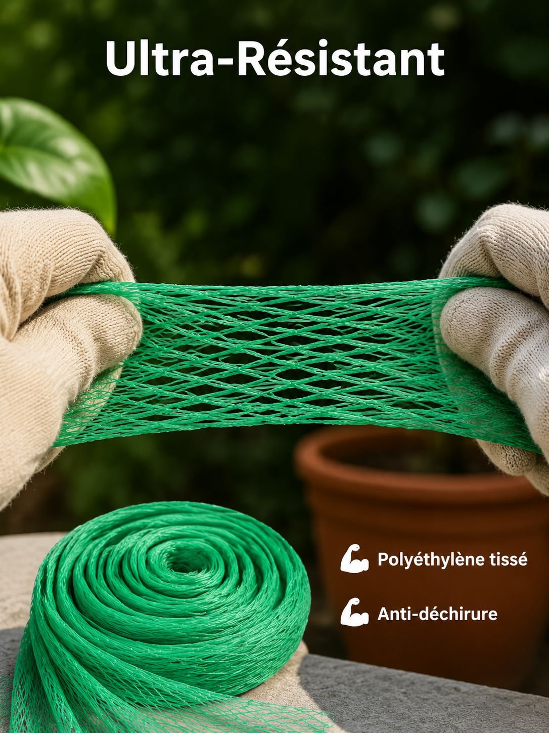 Filet anti-oiseaux pour jardin, filet de protection en polyéthylène pour cour, filet anti-oiseaux po