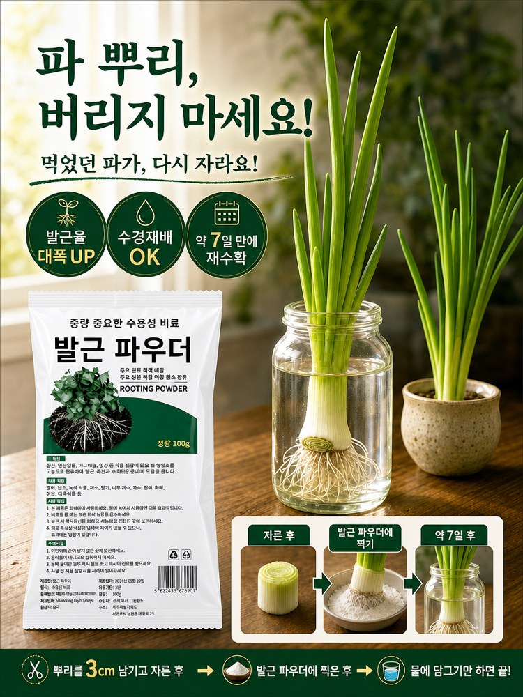 미친 생명력! 단 3일 완성 뿌리 폭발 마법 파우더