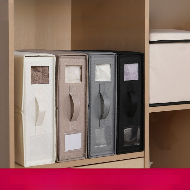 صندوق تخزين مرئي قابل للطي وذو سعة كبيرة