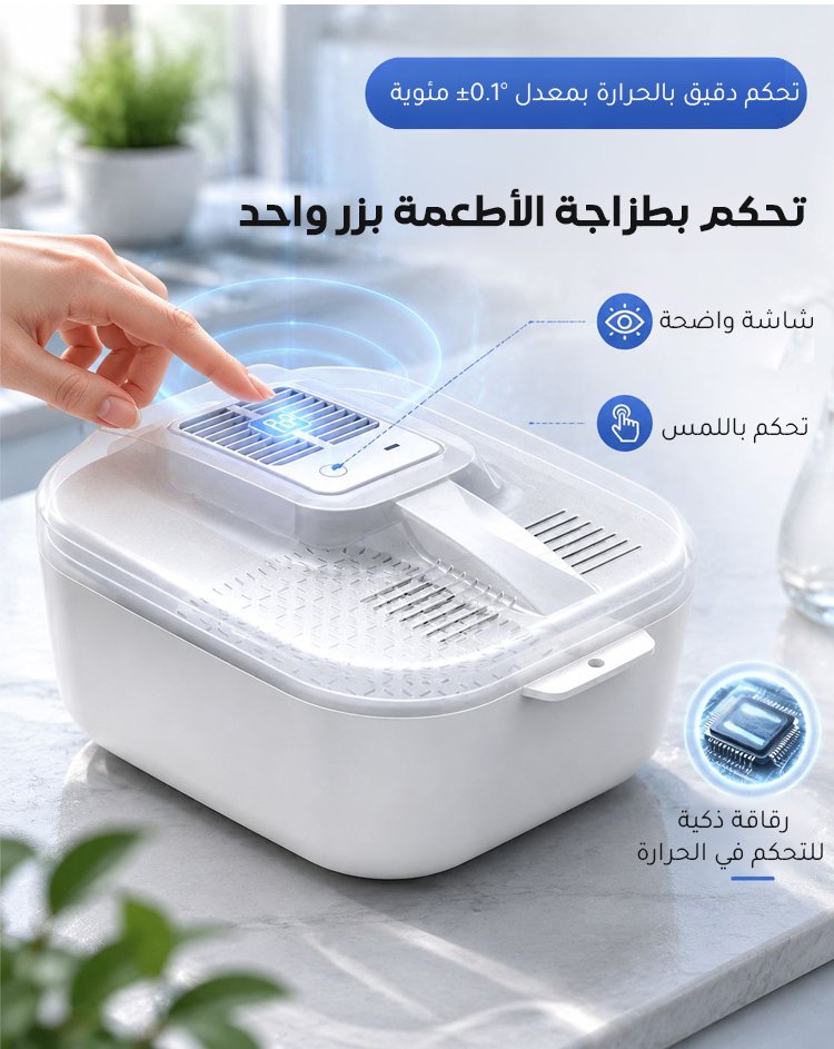 جهاز إذابة اللحم المجمد بسرعة فائقة وحرارة ثابتة 4 في 1 