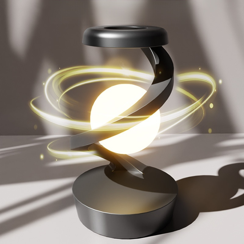 Lámpara de mesa recargable con cabezal giratorio