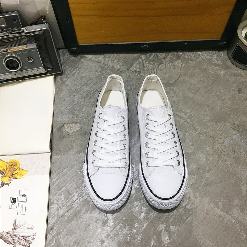 클래식 기본 캔버스 캐주얼 남성 커플 신발