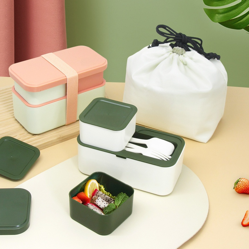 대나무 섬유로 만든 도시락