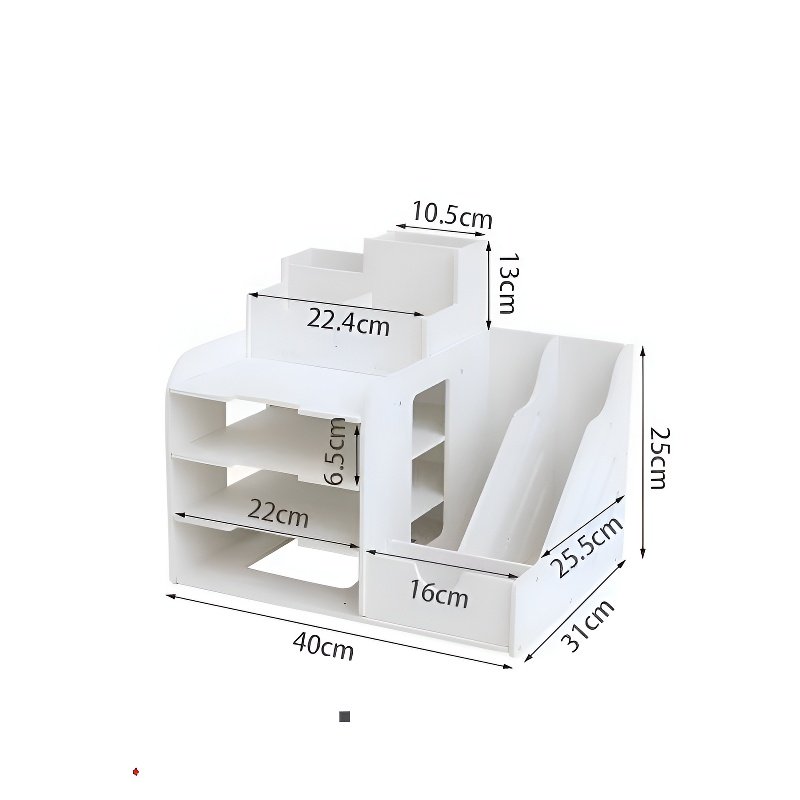 ชั้นวางเอกสารแบบตั้งตรงสำหรับสำนักงาน กล่องเก็บของอเนกประสงค์