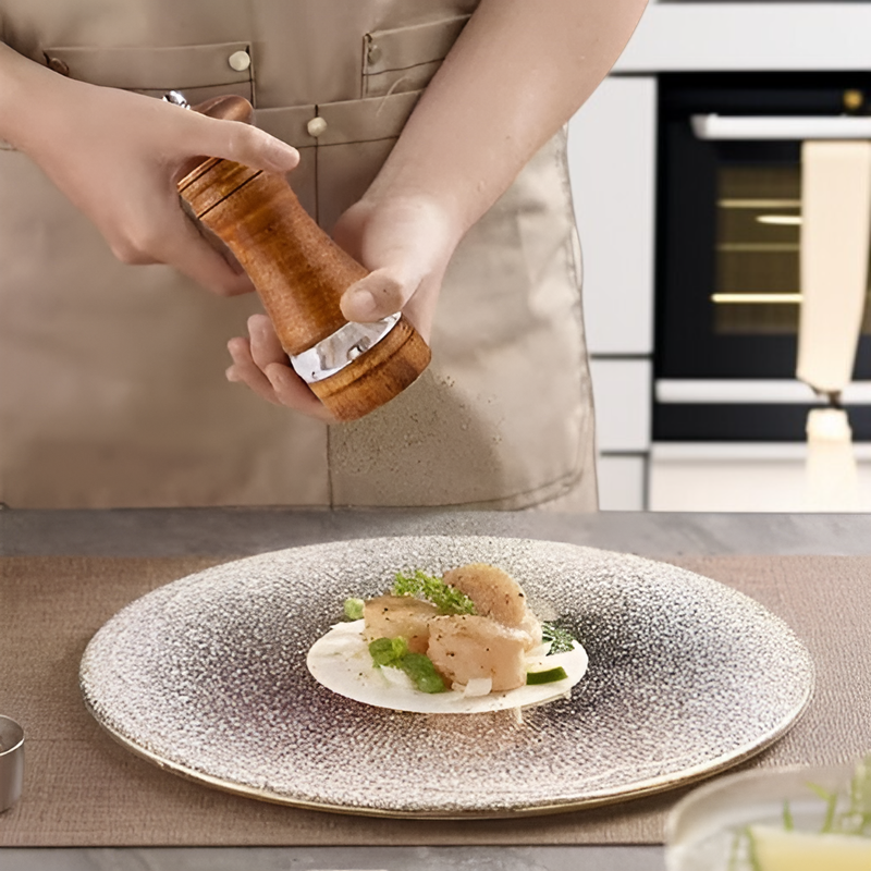 아크릴 양념 그라인더 6인치 세라믹 심 산초·고추 분쇄기 스탠드 포함