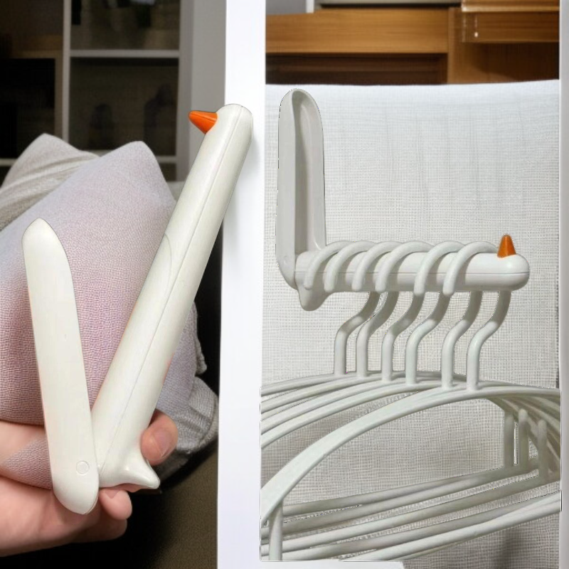 Multi-Functional Balcony Wall-Mounted Clothes Rack