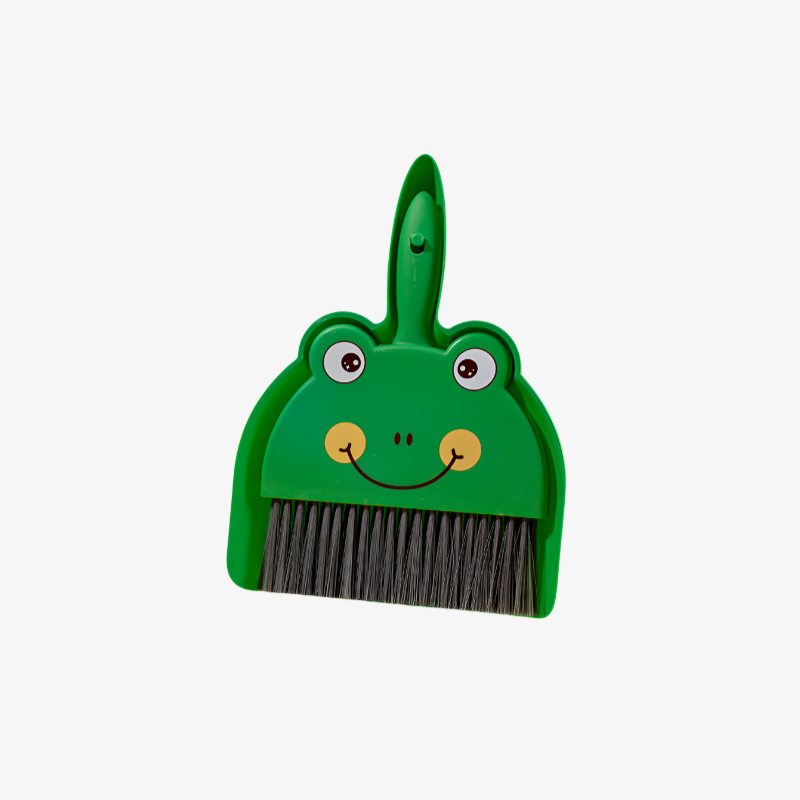 漫画のデスクトップミニほうきセットほうきツール子供小学生ちりとりの組み合わせ小さなほうきテーブルの上