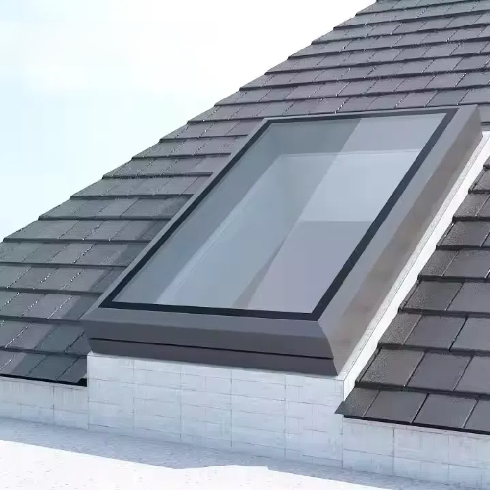 自動雙折室內地下室天窗垂直捲簾安全柵欄把手