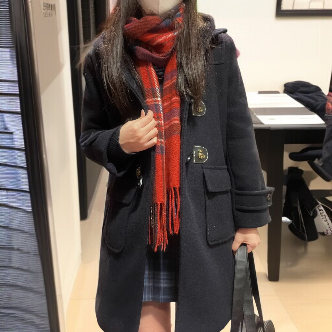 レディース秋冬用厚手ロングコート