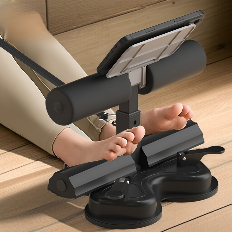 3つの吸盤腹筋補助固定フィットネス機器腹筋カールトレーニング腹筋室内痩せアーティファクト