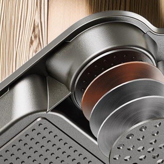 Titanium 3-in-1 Antihaft-Bratpfanne, dick und tief, für Eier und Hamburger