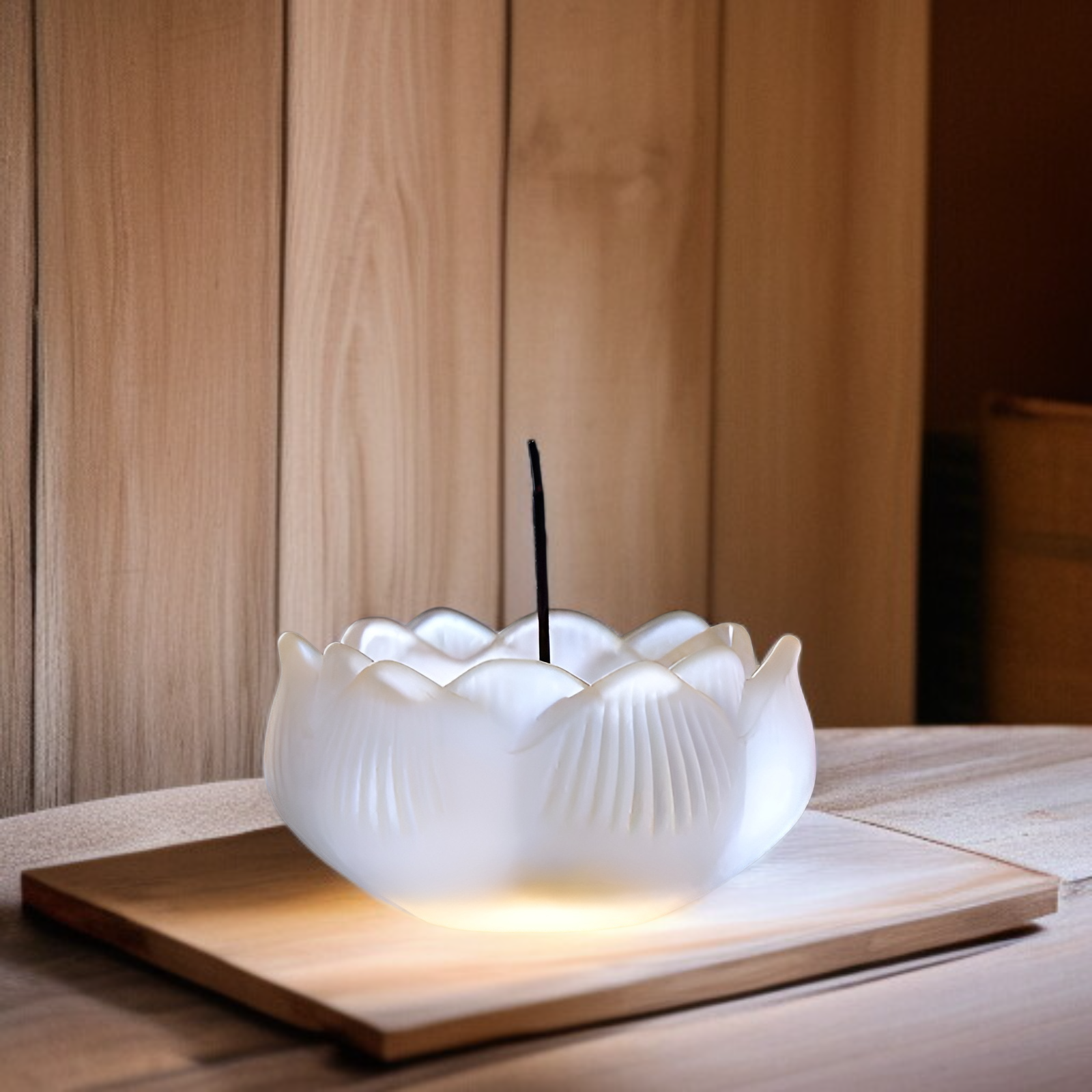 크리에이티브 크리스탈 연꽃 향꽂이