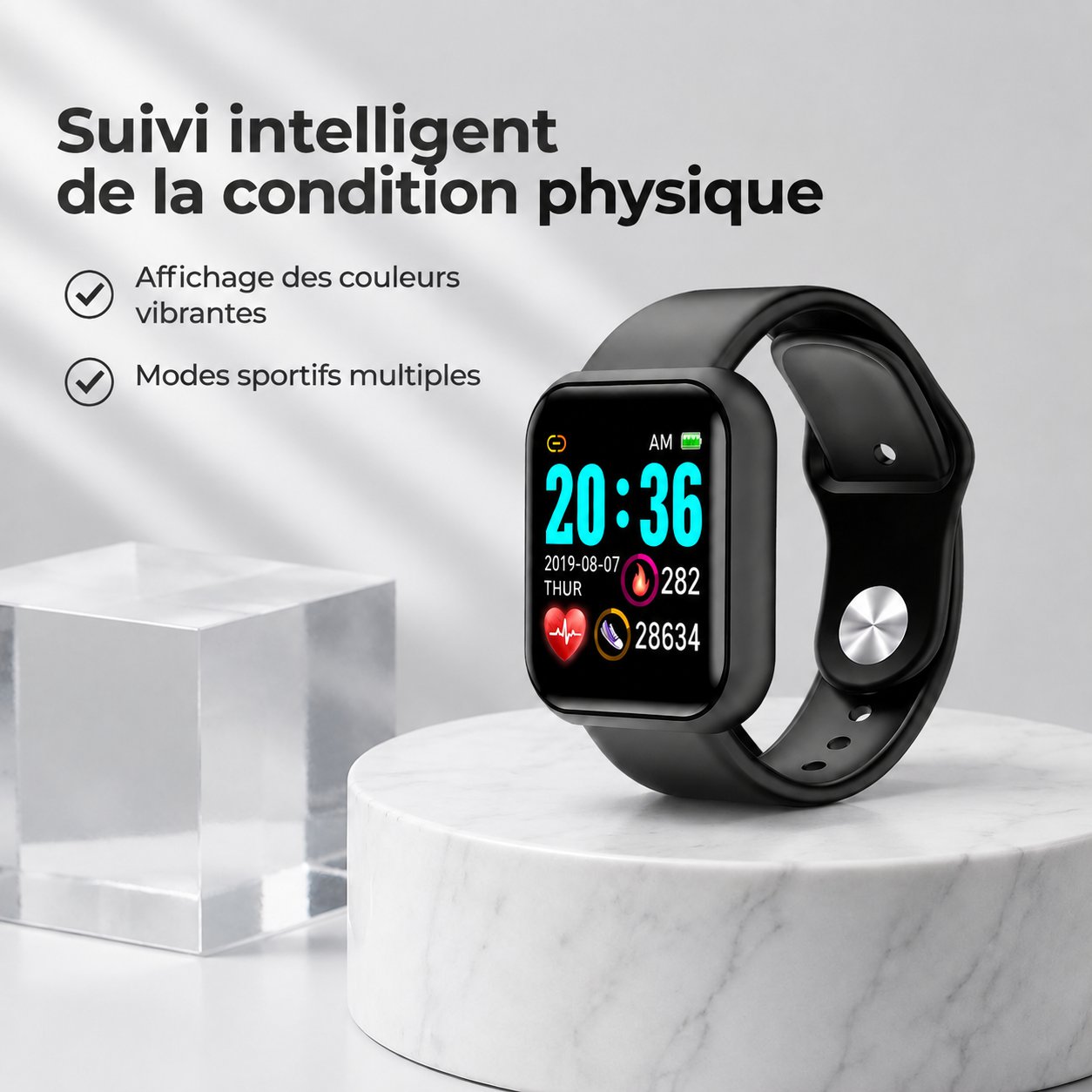 Bracelet intelligent multifonctionnel pour le suivi de la santé