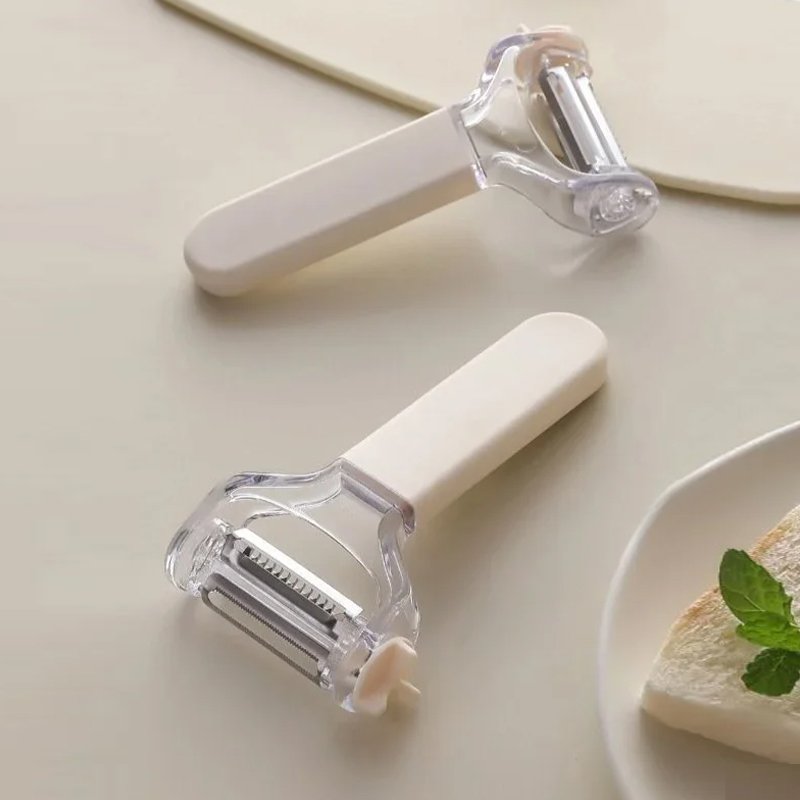 Cuchillo de pelado multifuncional de tres en uno