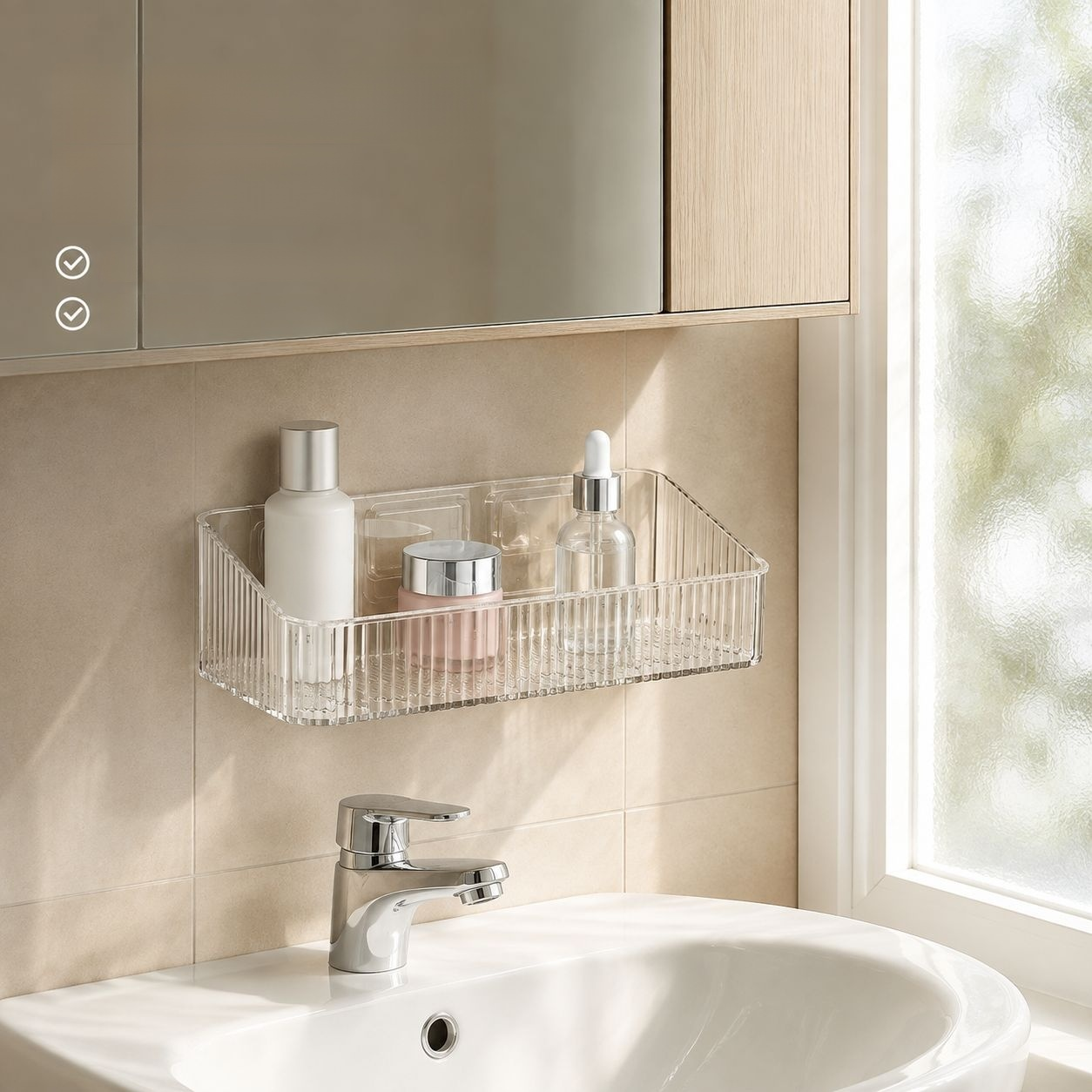 Draining Bathroom Storage Caddy