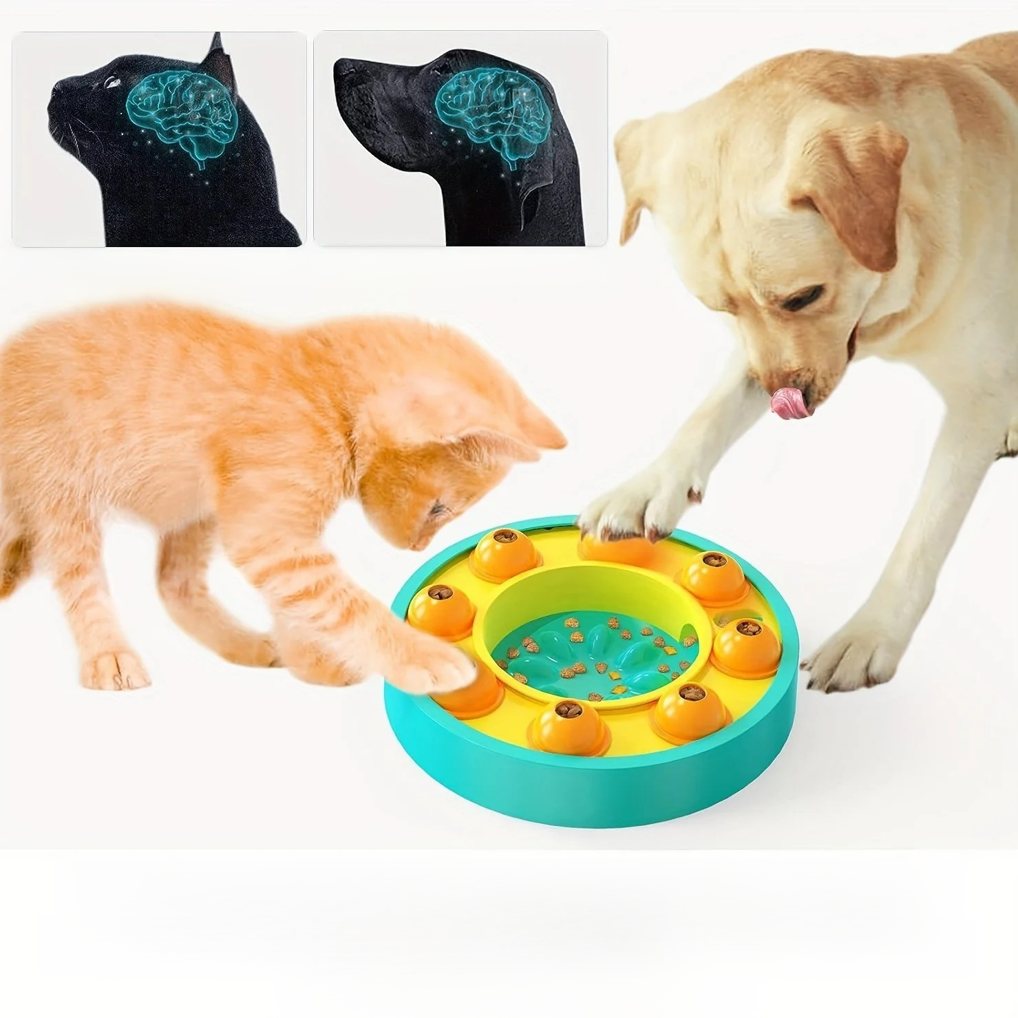 Interactive Anti-Gulping Dog Bowl