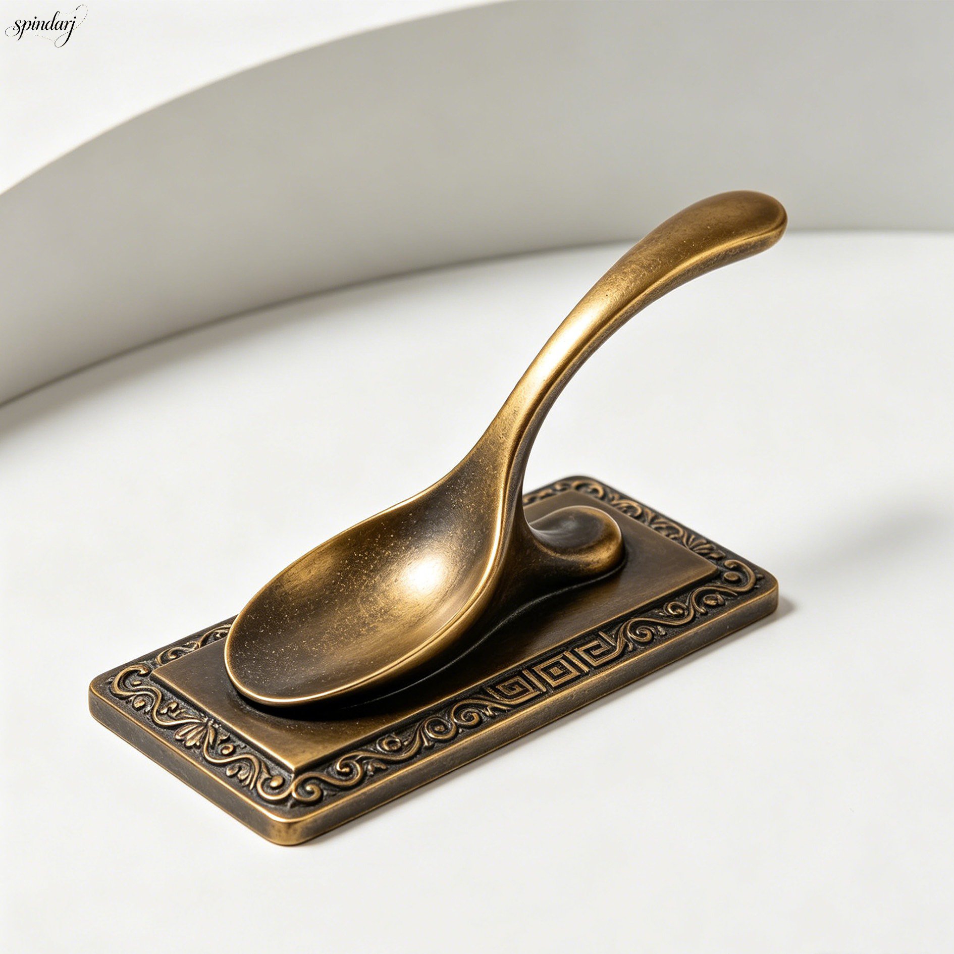 Integriertes Lagerregal aus Bronzeguss