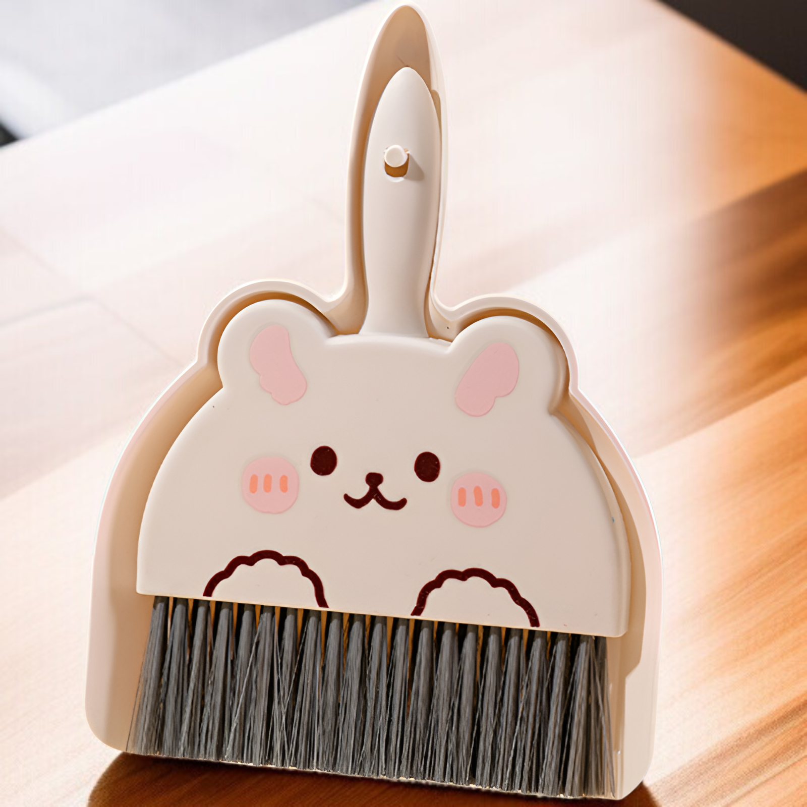 漫画のデスクトップミニほうきセットほうきツール子供小学生ちりとりの組み合わせ小さなほうきテーブルの上