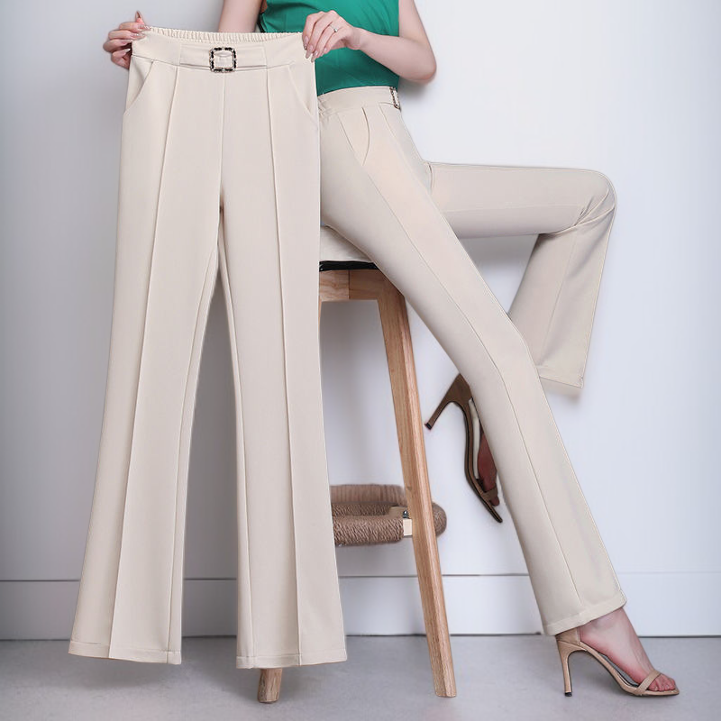 스트레이트 레그 크롭 팬츠