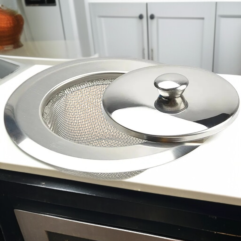 스테인리스 뚜껑 방취 하수구 싱크대 거름망