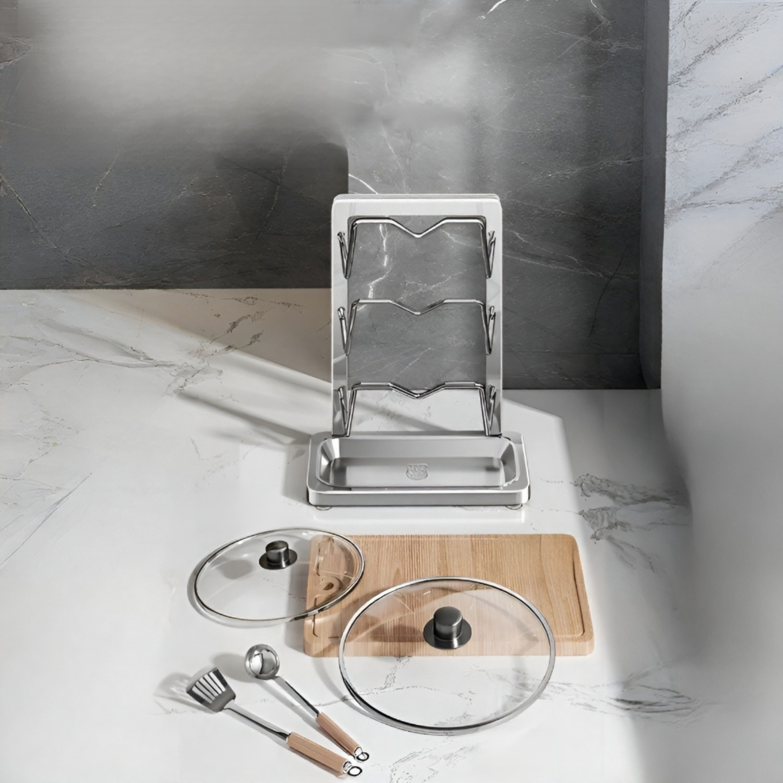 주방 조리대 냄비 뚜껑 걸이