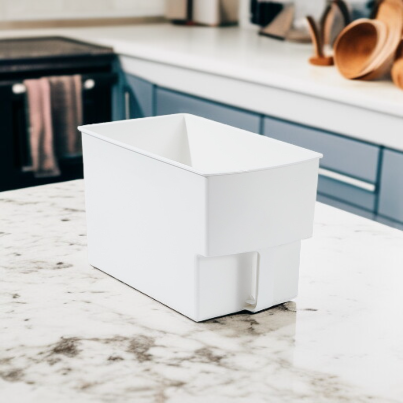 家庭用重ねられるプラスチック収納ボックス、整理収納の必需品