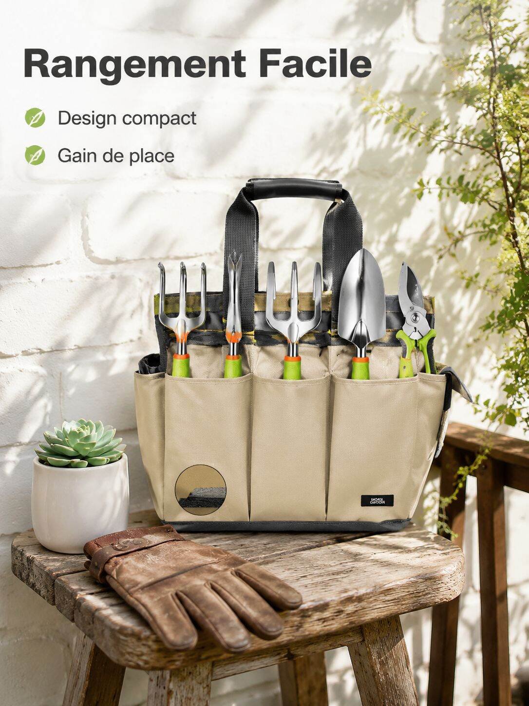 Ensemble d'outils de jardinage 5 pièces pour la maison