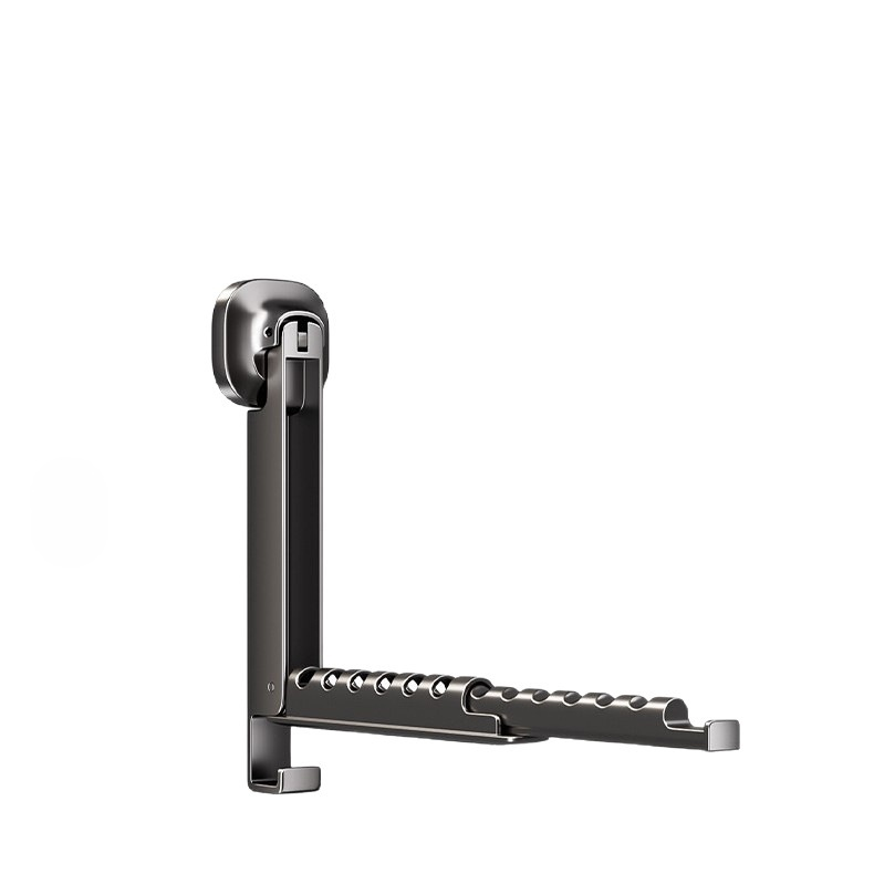 室內外可伸縮吸盤隱形折疊晾晒架