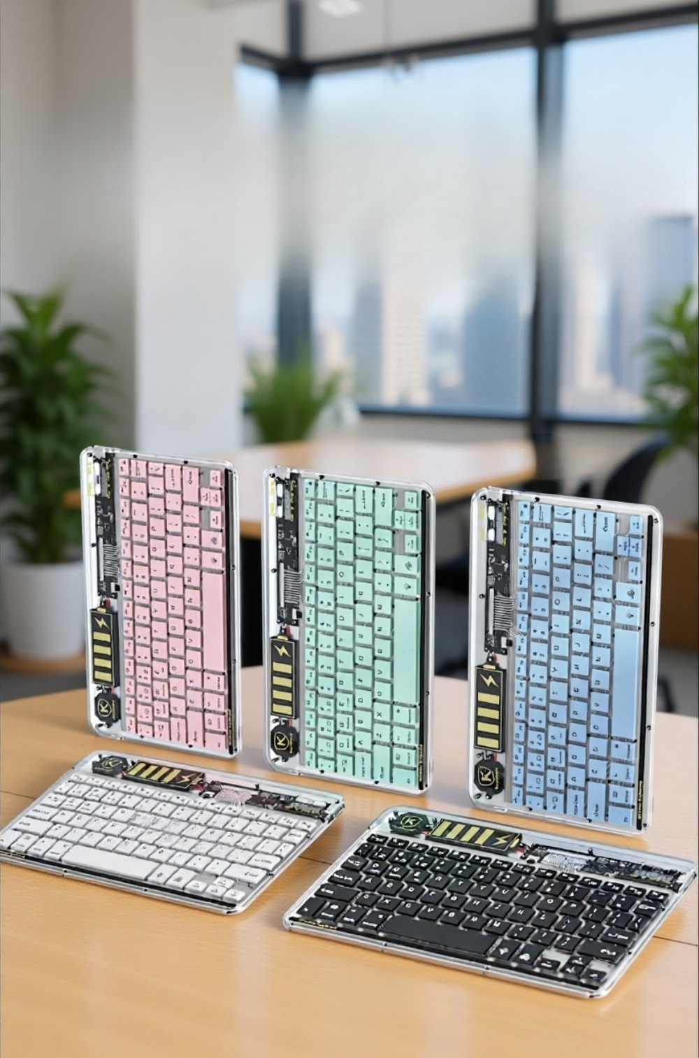 持ち運びに便利なコンパクトキーボード