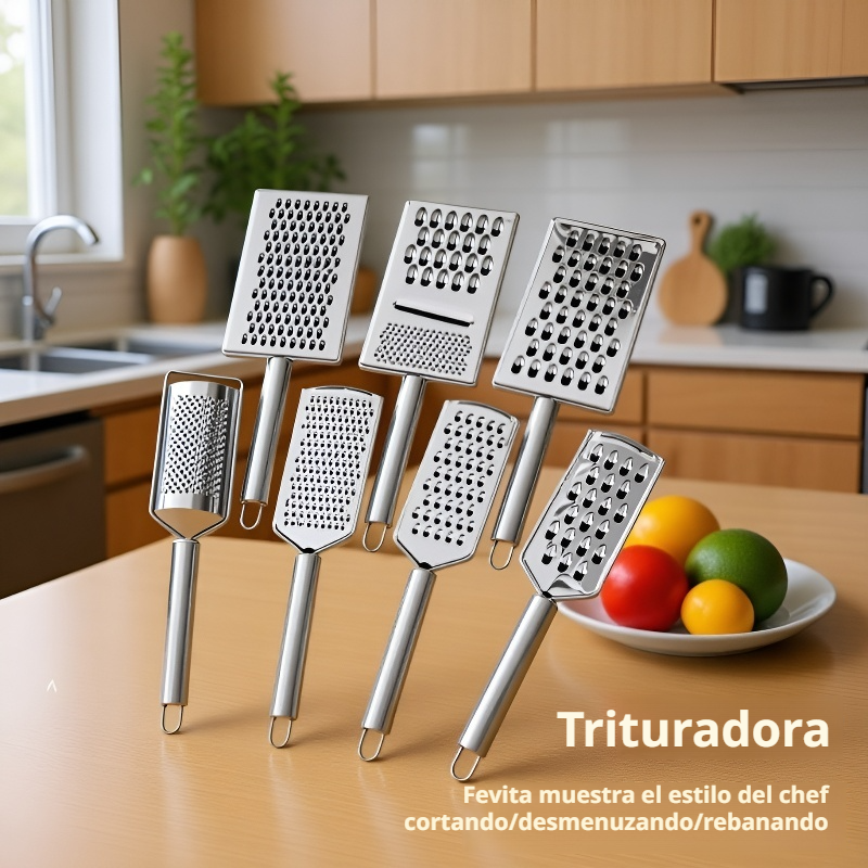 Cortador de Verduras Multifuncional de Acero Inoxidable