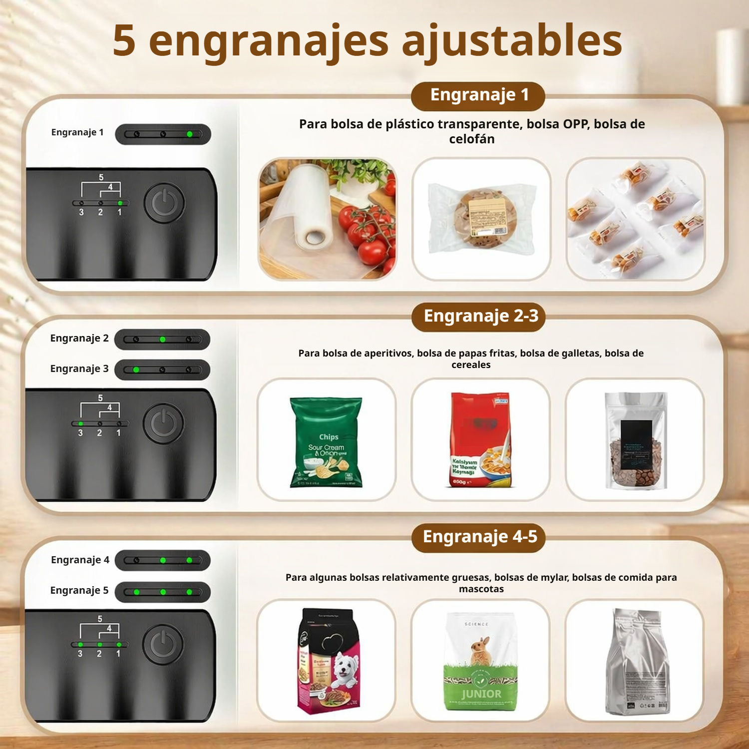 Selladora portátil pequeña para uso doméstico