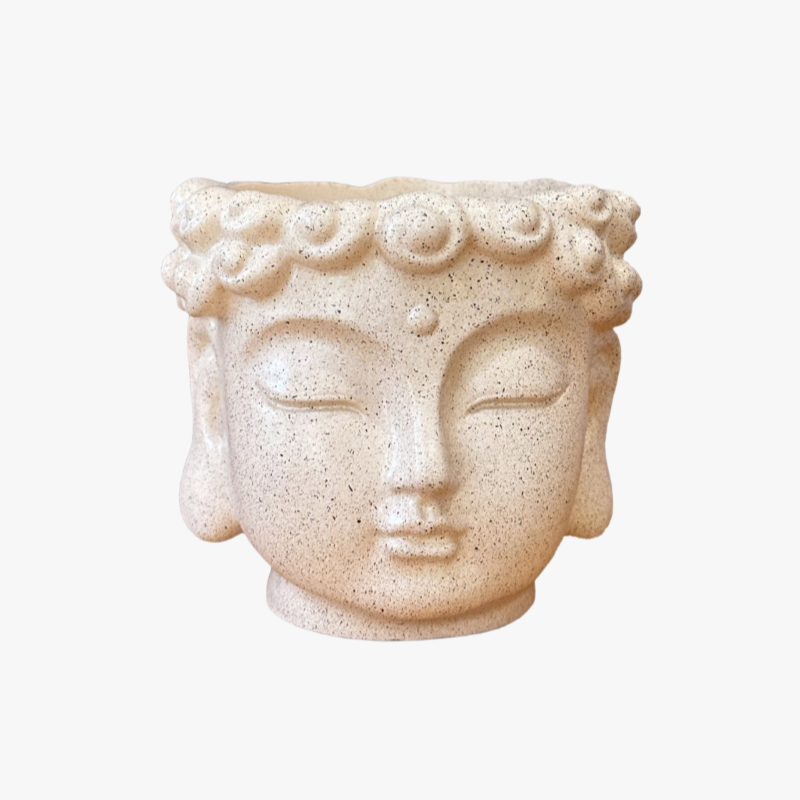 Zen Buddha Kopf Wohnaccessoire