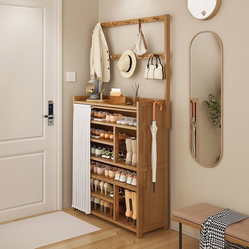 升級加固家用收納鞋架 防塵門口多功能鞋櫃鞋架子