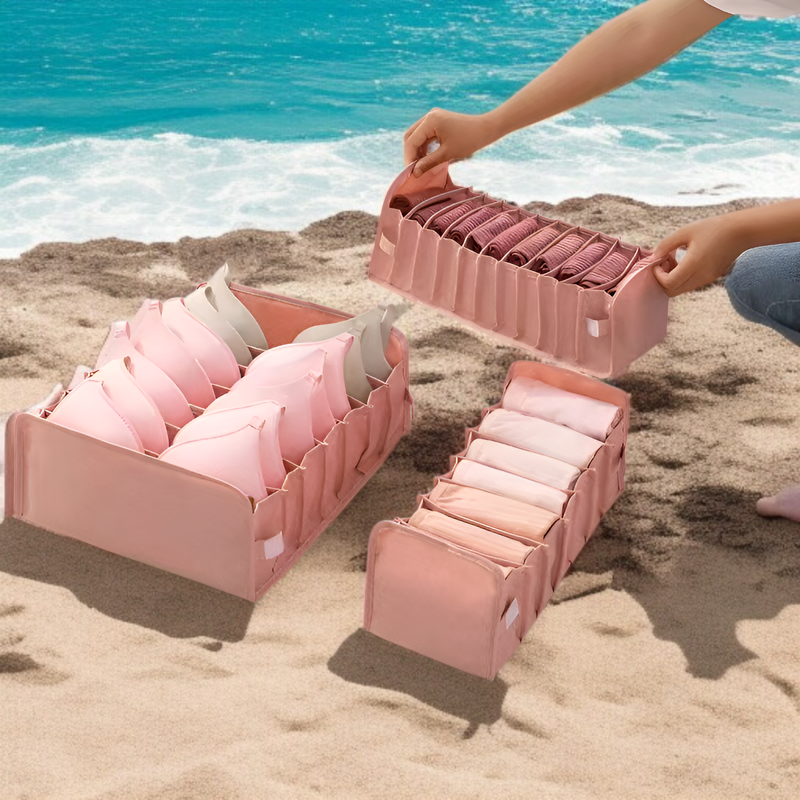 布収納アーティファクト下着収納ボックス寝室引き出しタイプ折りたたみ式仕切りホーム収納ボックス