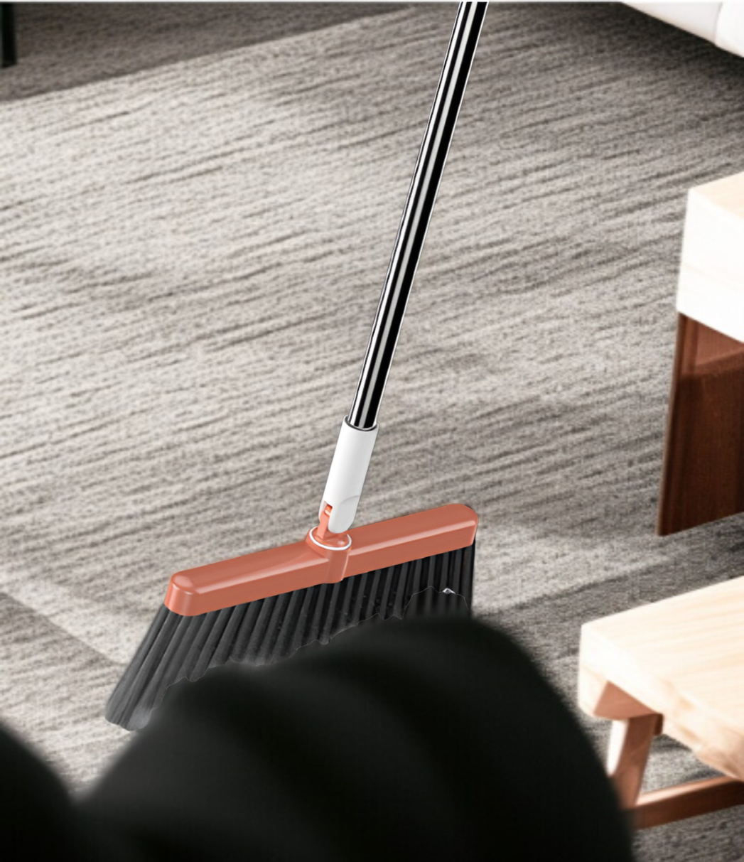 折りたたみ式家庭用ほうきとちりとりセットソフトほうき多機能キッチンとバスルームスクレーパーアーティファクト1個配送