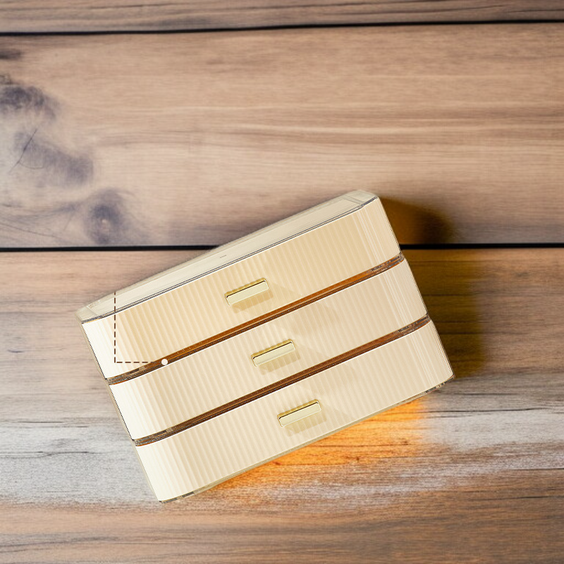 Modernes Design der Acryl Aufbewahrungsbox mit mehreren Ebenen