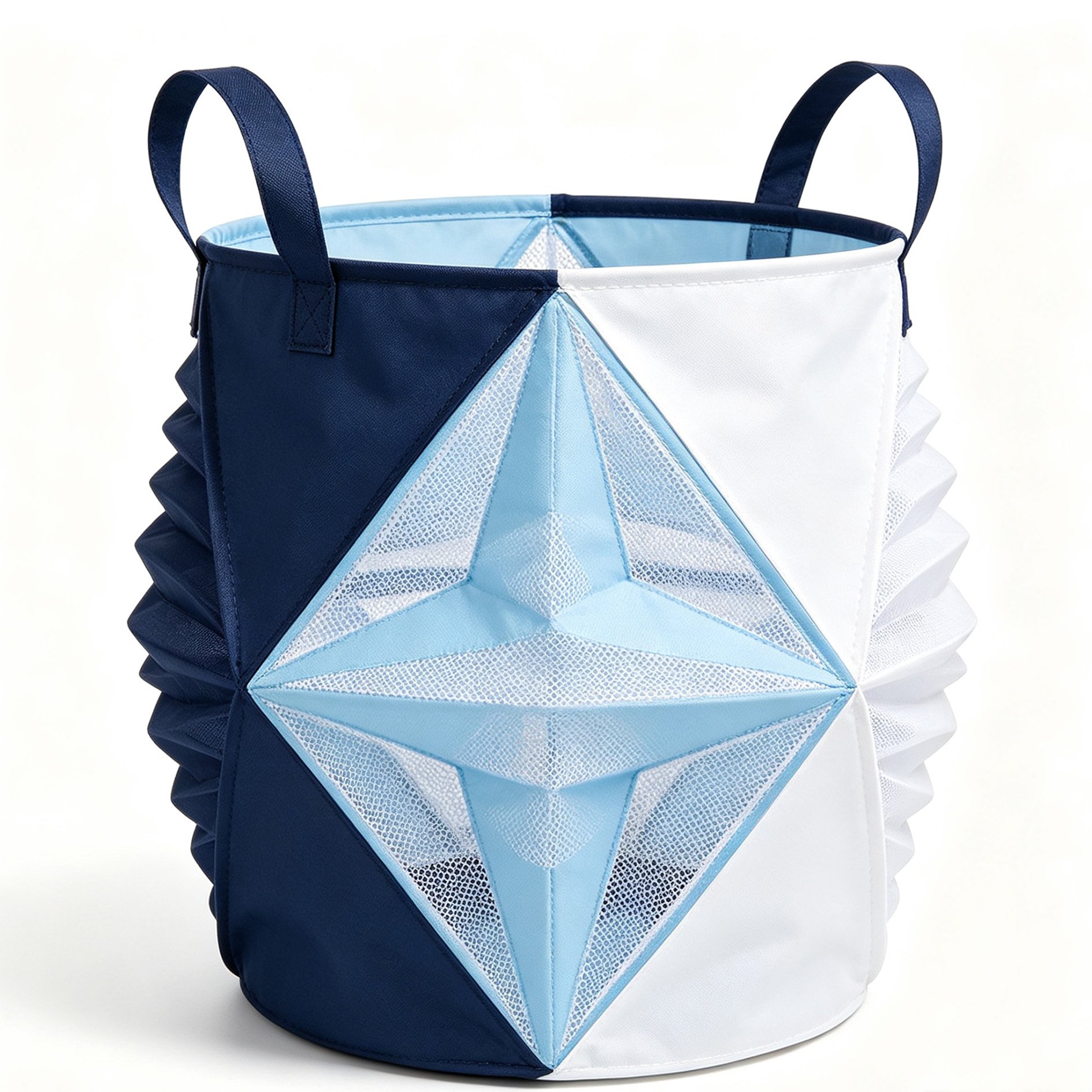 Starry Fabric Laundry Storage Bucket