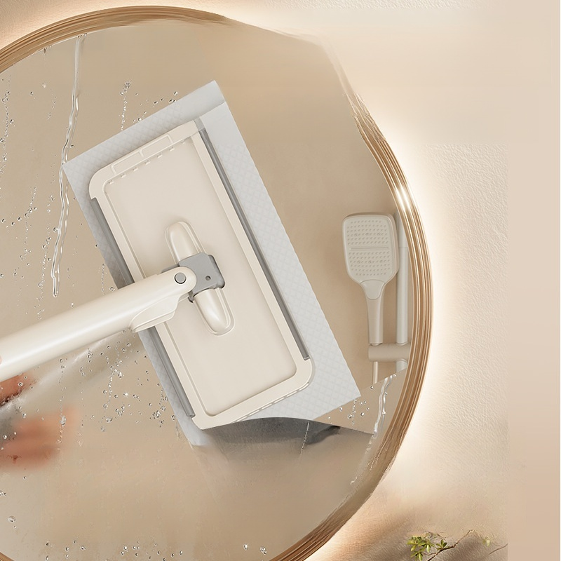 Mini multifunction automatic clip cloth desktop small mop lazy handsfree use mop