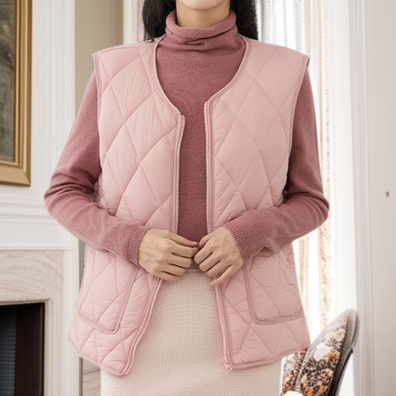 Women's lightweight down cotton vest
