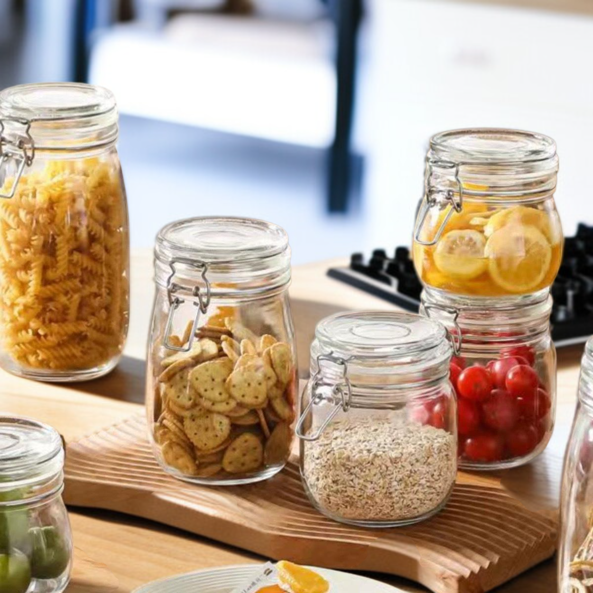 ขวดแก้วปิดผนึกดีไซน์ทันสมัย