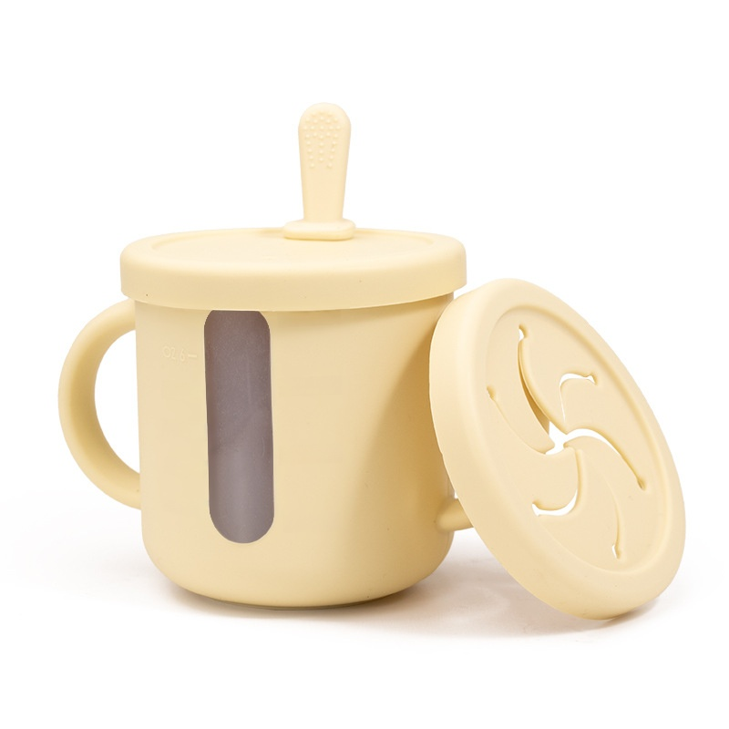  防摔透明刻度雙耳設計