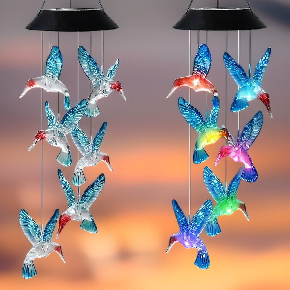 戶外防水風鈴太陽能燈