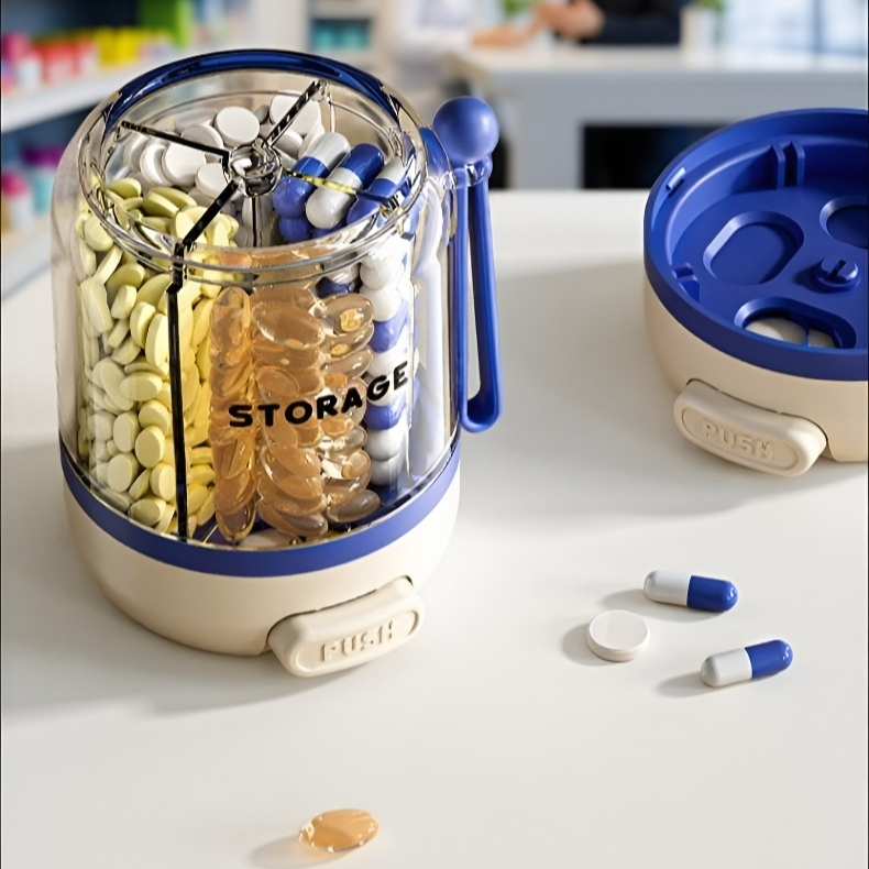 1일 3식 칸별 약통 구조