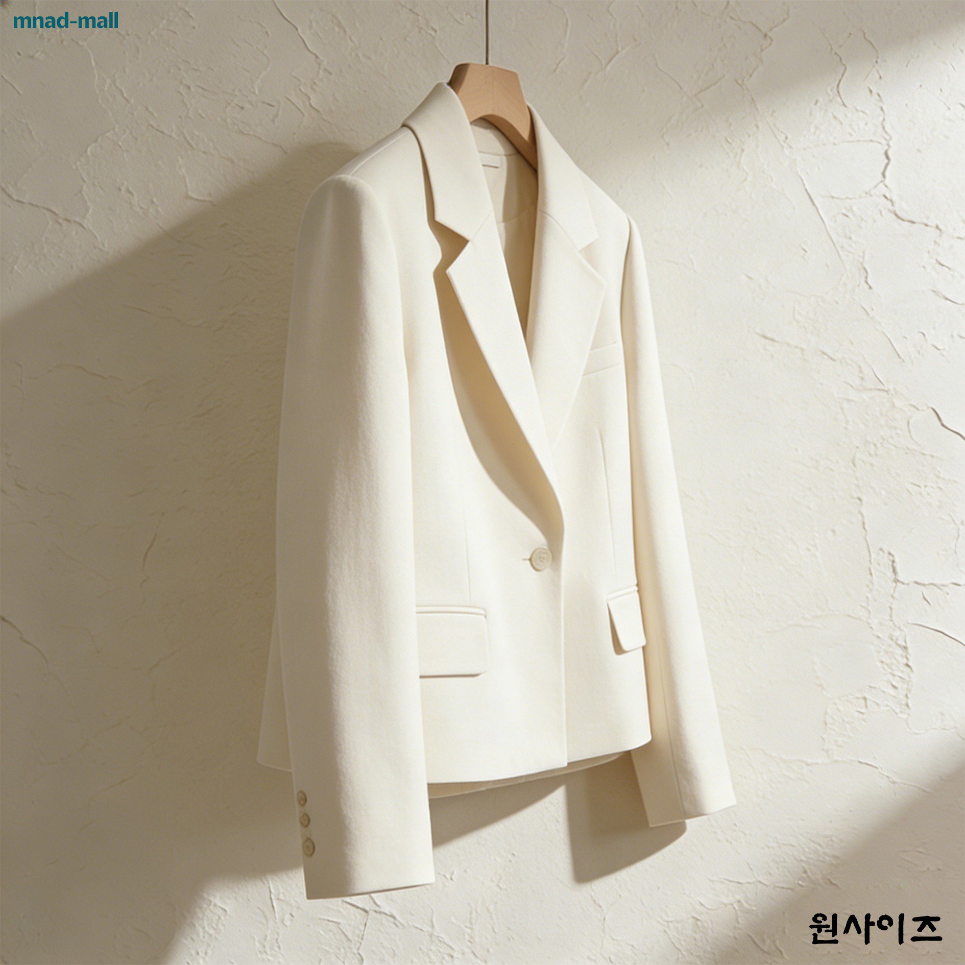 여성용 코트 디테일 확대 이미지