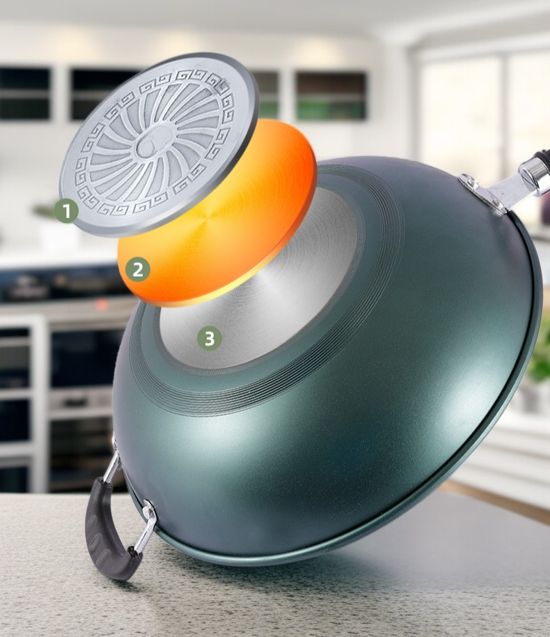 프라이팬 손잡이 디테일 이미지