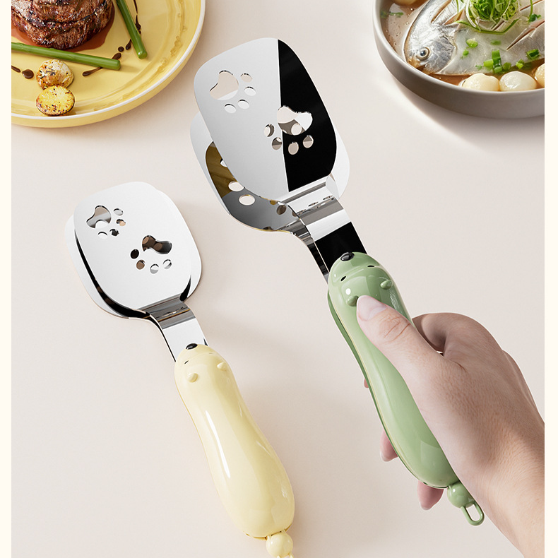 ステンレス製2-in-1食品用トング