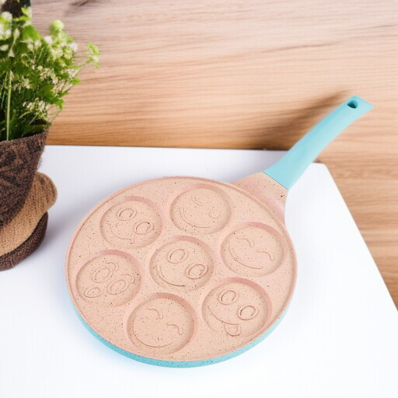 Cartoon Seven-hole Frying Pan Baby Food Non-stick Pan