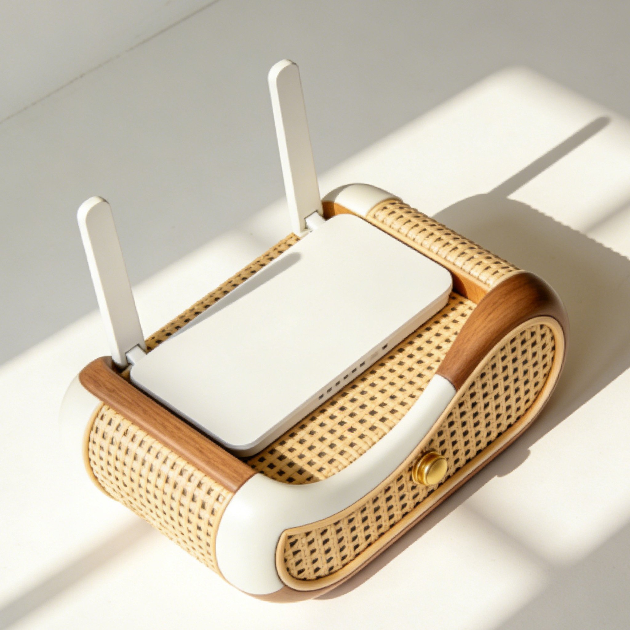 심플하고 세련된 라우터 보호대 디자인