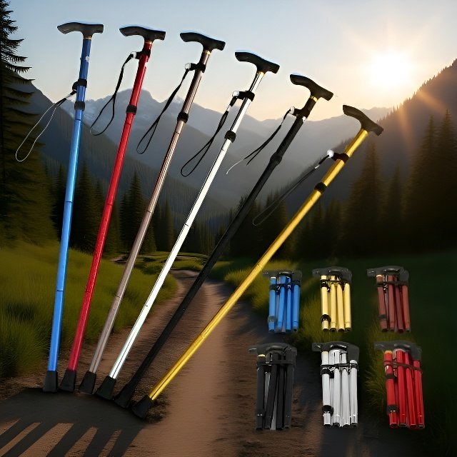 Regulowane kije trekkingowe dla każdego