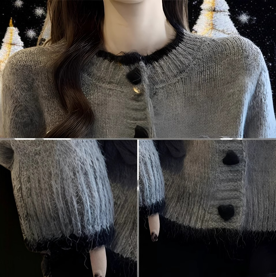 柔らかい素材のレディース長袖カーディガン